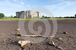 Carew Castle old ruins