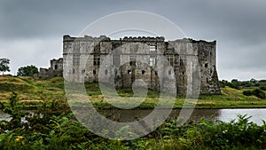 Carew castle Pembrokeshire Wales