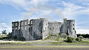 Carew Castle south pembrokeshire Wales