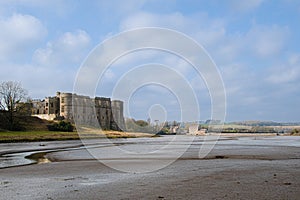 Carew Castle and today mill Pembrokeshire