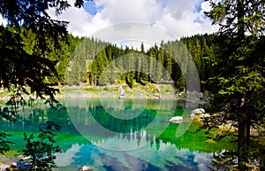 Carezza lake