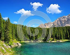 Carezza lake - Dolomites, Alps, Italy