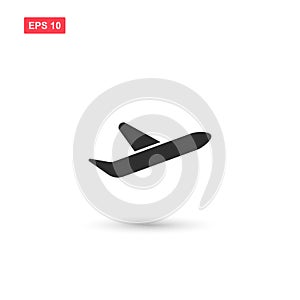 Cargo airplane icon vector design isolated 2