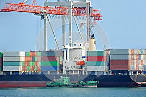 Cargo and bunker ship