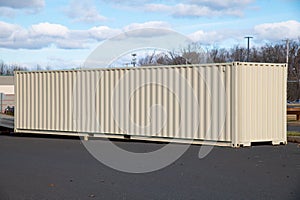 Cargo container export metal transport photo