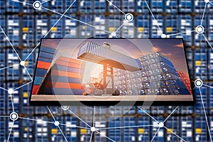 Cargo container logistic business with internet of things