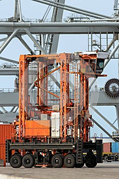 Cargo container shipping terminal