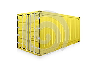 Cargo container vector