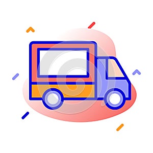 Cargo, delivery services, delivery, shipping fully editable vector icon