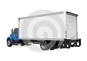 Cargo Delivery Truck Isolated