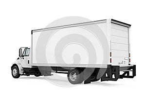 Cargo Delivery Truck Isolated