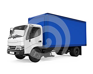 Cargo Delivery Truck Isolated