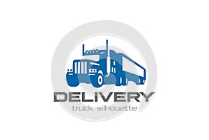 Cargo Delivery Truck Logo design Logistic Heavy