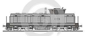 Cargo diesel locomotive