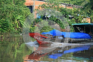 Cargo down the Mekong River - Vietnam