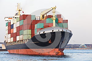 Cargo freight ship