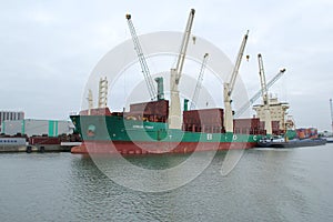 Cargo in the harbour