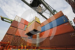 Cargo Operation aboard Container Ship