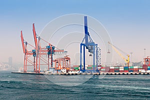Cargo port of Istanbul