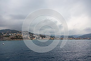 Cargo port in Savona, Italy