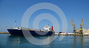 Cargo port of Sochi photo