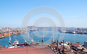 Cargo port Vladivostok