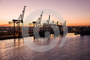 Cargo sea port, Casablanca, Marocco