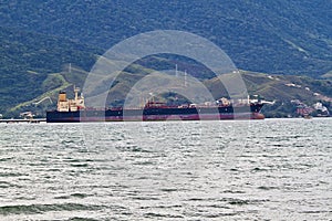 Cargo ship docked