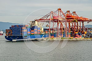 Cargo Ship in Harbour