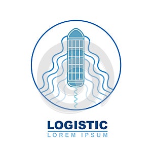 Cargo ship logo