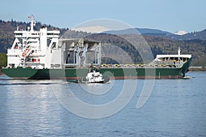 Cargo ship maritime transportation.