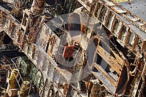 Cargo ship wreck