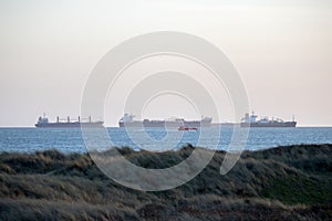 Cargo ships, Denmark.
