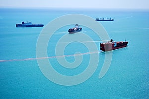 Cargo ships photo