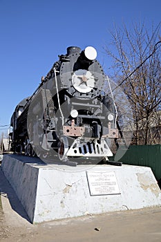 The cargo steam locomotive