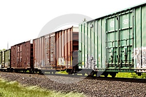 Cargo trains photo