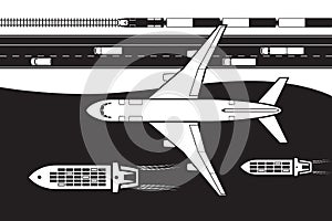 Cargo transportation by land, by air and by sea