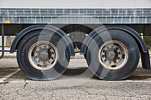 Cargo Truck Detail, Semi-truck Trailer