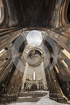 Carhedral Fethiye Mosque in Ani ancient city, Kars, Turkey