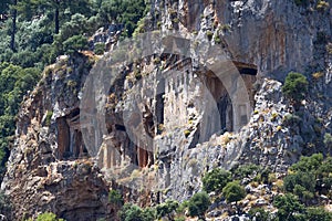 The Carian rock tombs