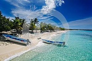 caribbean beach in Catalina island, Dominican Republic