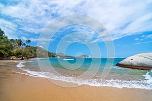 Caribbean Beach in Colombia