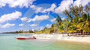 Caribbean beach in Dominican Republic