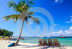 Caribbean beach in Dominican Republic