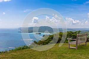 Caribbean beach on the northern coast of Jamaica