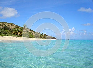 Caribbean beach of Puerto Rico