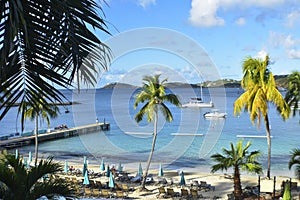 Caribbean beach resort