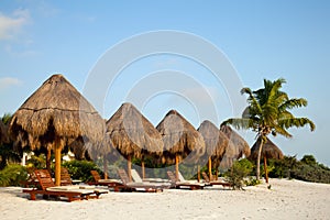 Caribbean beach scene