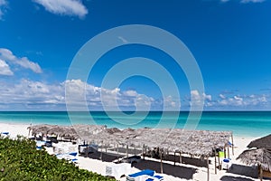 Caribbean beach scenery in Cayo Santa Maria Cuba