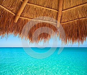 Caribbean beach sunroof in riviera Maya